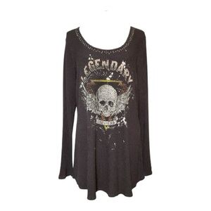 Torrid Waffle Knit Top Size 2